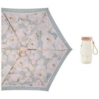 VONLILIENFELD费乐德迷你遮阳伞超轻卡片伞小巧便携双层扁六折防晒伞防紫外线伞 扁六折-芍药（双层隔热）