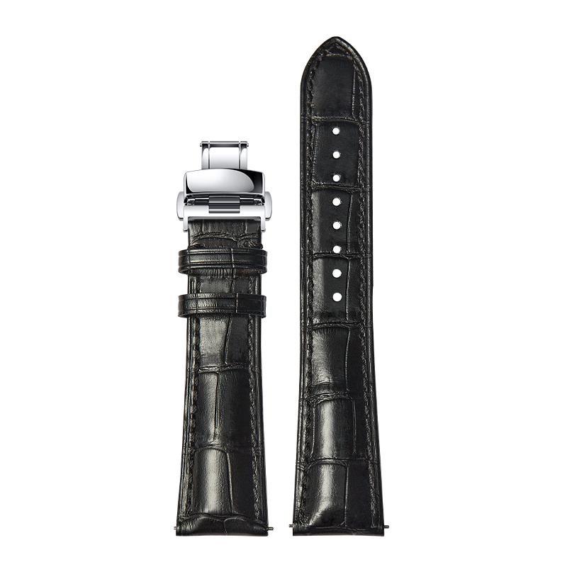积优（JEAYOU）表带 适用天梭力洛克 1853 杜鲁尔俊雅海星卡森手表皮带男