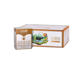百菲酪 4.0g水牛纯牛奶200ml*32盒儿童成人早餐奶营养补钙