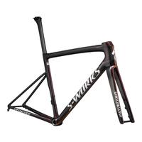 SPECIALIZED闪电 S-WORKS ROUBAIX SL8 碳纤维竞赛耐力公路车车架 青梅色/油墨/白色鼠尾草 52