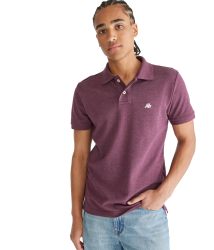 AÉROPOSTALE AEROPOSTALE 男式 polo衫 polo 有领 短袖 标准版型 Dark Burgundy Large