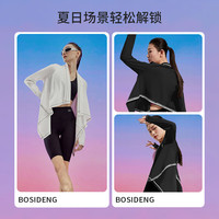 波司登（BOSIDENG）【清仓】夏季防晒衣骄阳系列中长款防紫外线UPF100+休闲外套 黑色8056 M 165/88A