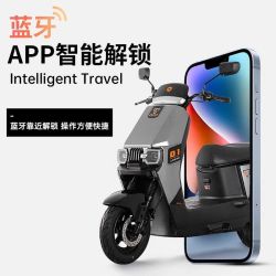 雅迪 电动摩托车长续航电动车高速电摩铅酸电池上班电瓶车72V  22aH
