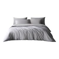 京东京造 植素超柔贡缎 60支长绒棉A类纯棉床单床上四件套 1.5米床 英伦灰