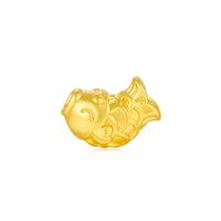 小金珠黄金转运珠光面足金硬金自由路路通散珠