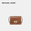 迈克·科尔斯 MICHAEL KORS HENDRIX系列 女士超小号皮质斜挎包 32F0G1HC0L230 棕色
