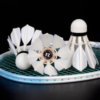 威克多羽毛球FZ11鹅毛球12只装鹅毛超轻耐打口粮球娱乐科技羽毛球