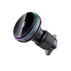 黑鲨 低温快充 无线车载充电器 磁吸散热制冷支架  Type-C 12W