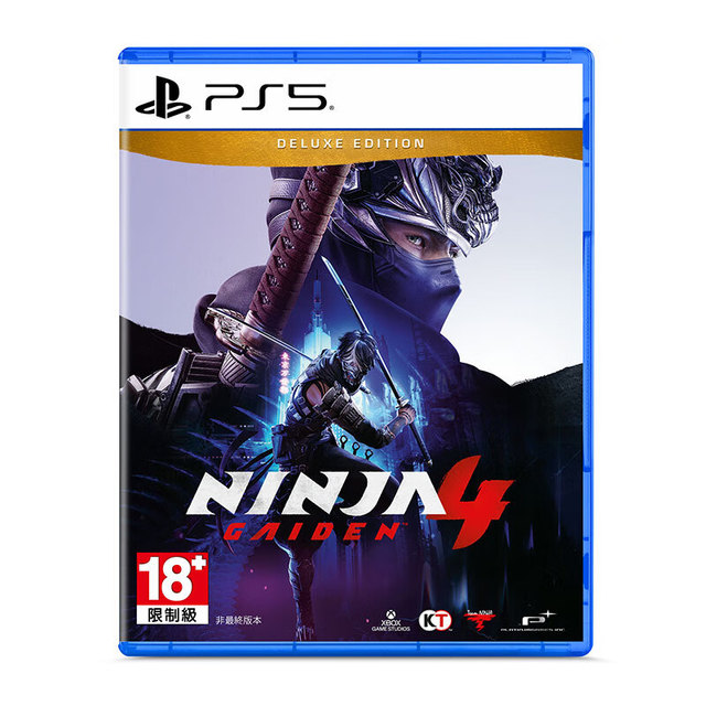 Microsoft 港版 PS5 《忍者龙剑传4》 游戏光盘+限定皮肤 中文