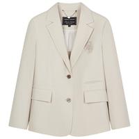 小熊女装西装外套2025春夏时尚简约老钱休闲气质通勤上衣