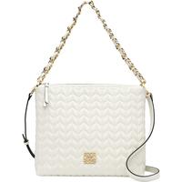 女包单肩包牛皮菱格双肩带斜挎包水桶包菱格包