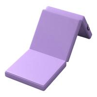 SPXINE舞蹈练功垫加厚三折叠体操垫瑜伽垫训练仰卧起坐垫子海绵防滑 黑色 三折叠（180*60*5cm)