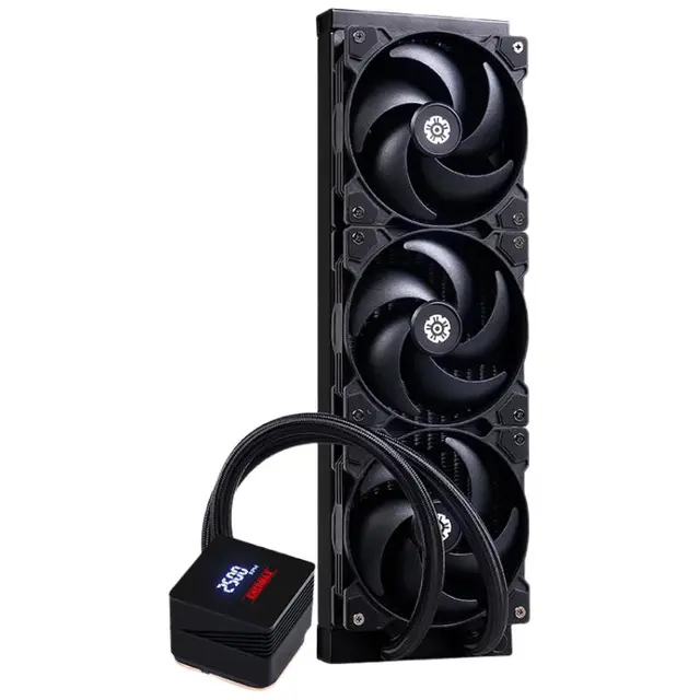 安耐美（Enermax）LMIV360一体式水冷散热器 360度磁吸式数位显示屏/专利双腔体水冷头/STC分流通道技术/五年质保