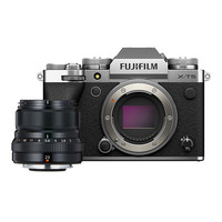 富士 FUJIFILM X-T5/XT5 微单相机 套机（23mm F2) 4020万像素 7.0档五轴防抖 6K30P 经典机械拨盘 银色
