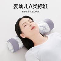 全棉圆柱荞麦枕芯成人护颈枕睡眠枕头芯圆柱枕黑苦荞麦壳植物枕头