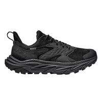 HOKA ONE ONE夏季低帮青少年徒步鞋ANACAPA 2 LOW GTX透气舒适 黑色/黑色 38