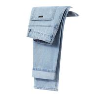 【帅气百搭】男士夏季牛仔裤薄款2025经典休闲直筒牛仔裤长裤