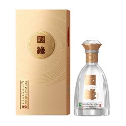 今世缘 国缘对开柔雅型白酒42度500ml*2瓶含礼品袋 聚会宴请江苏版