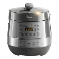 美的（Midea）0涂层精钢厚釜电压力锅6L双胆全自动智能预约 家用煲汤煮饭MY-C6856G电饭煲高压锅4-8人