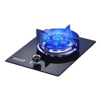 好太太亿美燃气灶煤气灶单灶天然气灶液化气灶家用单眼燃气灶液化气单炉灶台猛火台式嵌入式猛火炉具 5.2KW九腔猛火+防风聚能+熄火保护钢化玻璃 液化气