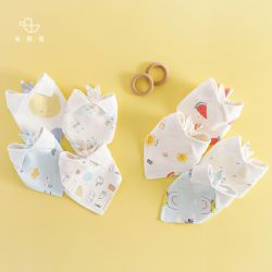 婴儿口水巾纯棉围嘴夏季薄款宝宝三角巾新生儿用品儿童围巾头巾
