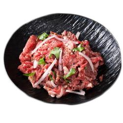 京觅 0添加齐齐哈尔烤肉牛肉套餐净重750g 烧烤露营食材生鲜 尝鲜款组合拌肉共3袋 750g