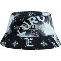 EVISU KURO 满地印花染色渔夫帽 黑色 F