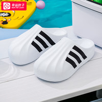 adidas 阿迪达斯 三叶草拖鞋男女  2025夏季新款穆勒鞋运动凉鞋半包轻便通勤休闲鞋