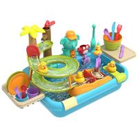 爸爸儿童玩水玩具洗碗机水上乐园厨房戏水玩具过家家女孩