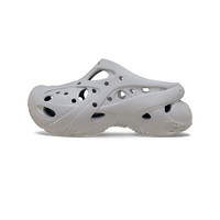 卡骆驰crocs刘雨昕同款珊瑚洞洞鞋时尚百搭包头女鞋|211141 大气灰-1FT 34 (210mm)