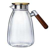 忆壶茶玻璃冷水壶加厚耐高温家用大容量白开水杯加厚高硼硅果汁壶 2L南雅凉水壶