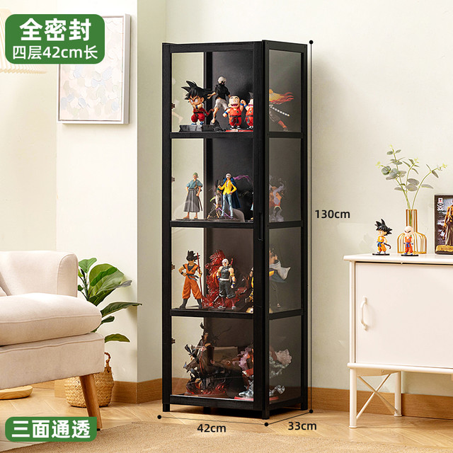 木马人 手办展示柜亚克力展示架非玻璃产品货架模型小型玩具烟柜陈列柜子