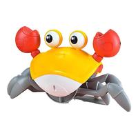 领宠爱 螃蟹玩具儿童抬头训练学爬玩具音乐电动感应逃跑1-3岁男女孩