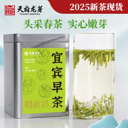 天府龙芽 绿茶 特级 50g 明前早茶