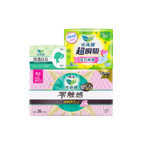 Laurier 乐而雅 零触感特薄日用组合卫生巾 71片