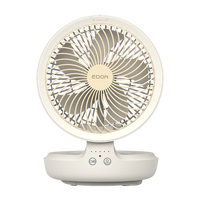 爱登 壁挂电风扇  E808 米白悬浮摇头+夜灯