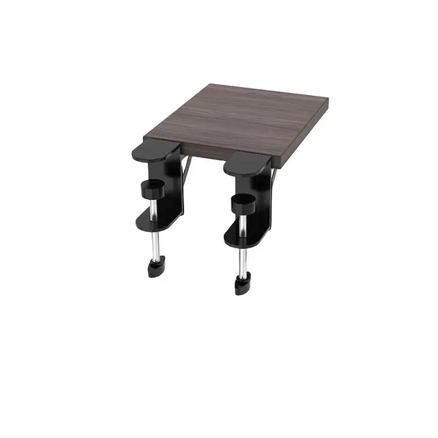 壹巢桌面延长板免打孔办公书桌延伸板桌子加长加宽扩展板折叠键盘托 延长板20*24cm 颜色