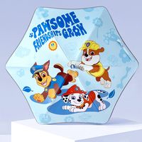 闪娇 SAANJAOO 汪汪队正品雨伞4458 儿童长柄伞 蓝色 防戳伤设计 晴雨两用