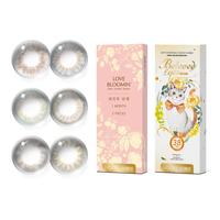 海俪恩美瞳彩片隐形眼镜月抛2片装套装含美瞳镜盒