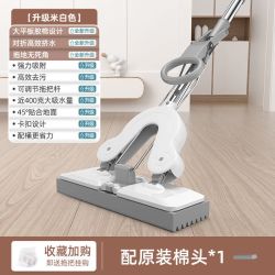 柏木格 BAI MU GE 拖把海绵家用室内神器一拖净多功能平拖地拖把头懒人吸