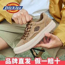 Daniel Wellington 丹尼尔惠灵顿 Dickies休闲鞋男2025秋冬新款工装皮鞋平底户外美式复古鞋子男鞋