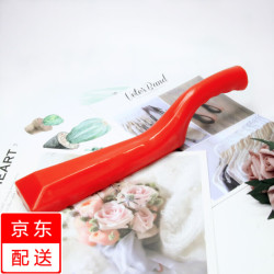 益馨荣 塑料洗衣棒槌木家用洗晒用品老式锤棒洗衣锤衣服棒槌实木打衣服 实心塑料 红色