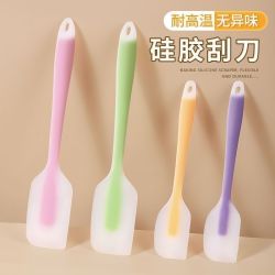 湃优品 耐高温硅胶刮刀 蛋糕奶油抹刀 烘焙工具 21cm/27cm 随机颜色