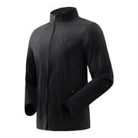 安德玛户外休闲防晒衣男UPF50+防泼水透气轻量夹克皮肤衣 漫暮黑 XL