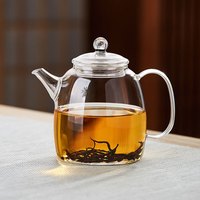 绿昌明 玻璃茶壶 加厚耐高温泡茶壶 透明 秦权壶 小号