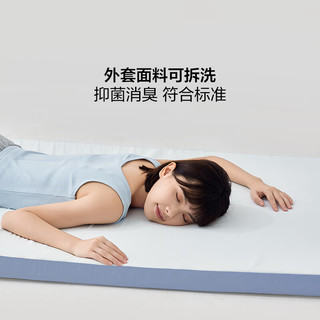 林氏生活记忆绵床垫软垫海绵垫子宿舍床垫单人上下铺 4cm厚 0.9*2.0m 【4cm】蓝白