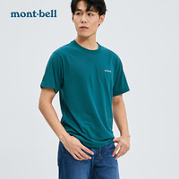 mont·bell户外运动t恤男通勤圆湿透气速干衣短袖T恤纯色日系经典款