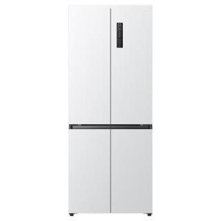 TCL R412T7-UQ 超薄平嵌十字对开四开门冰箱 412L 象牙白
