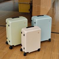 CONWOOD小木可扩容旅行箱女大容量行李箱20/24寸轻便登机箱拉杆箱 白葡萄绿-内里可拆洗 24英寸【带扩展层-适合3-10天旅行】