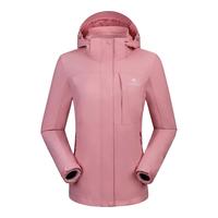 CAMEL骆驼户外冲锋衣三合一外套防风防水防暴雨保暖男女进藏登山服 119X墨蓝,男 XL